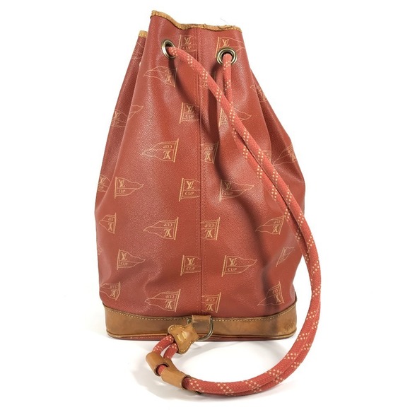 Louis Vuitton Cup orange Bag Saint LVCUP Tropez bag leather Shoulder - Picture 1 of 9